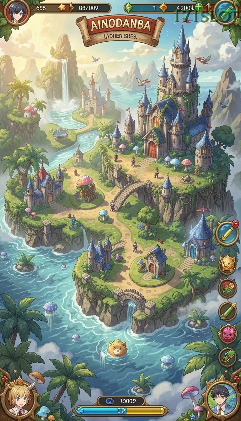 Cuplikan layar GEMS365 — menu navigasi